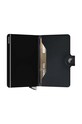 Kožni novčanik Secrid Premium Twinwallet Emboss Lines crna TEI.BLACK