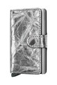 Kožená peněženka Secrid přírodní kůže stříbrná MCr.Silver