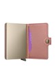 Secrid portofel de piele roz MPe.Rose