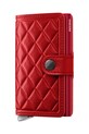 Secrid portofel de piele piele rosu MEd.Red