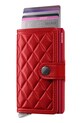 Secrid portofel de piele MEd.Red rosu ZA00