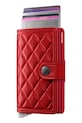 Secrid portofel de piele MEd.Red rosu ZA00