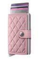 Secrid portofel de piele MEd.Rose roz ZA00