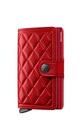 Secrid portfel skórzany EMBOSS DIAMOND skóra licowa czerwony MEd.Emboss.Diamond