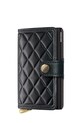 Secrid portfel skórzany EMBOSS DIAMOND skóra licowa czarny MEd.Emboss.Diamond