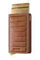 Secrid portofel de piele EMBOSS LINES SEl.Emboss.Lines maro ZA00