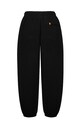 MUUV. Pantaloni Smooth Cotton negru spodnie.dresowe.SMOOTH