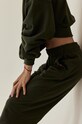 MUUV. spodnie dresowe z wysokim stanem MILD COTTON sp.mild.cotton.mossgree zielony ZA00