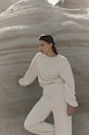 MUUV. melegítőnadrág spo.SUBTLECOTTON.almond