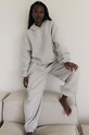 MUUV. spodnie dresowe SMOOTH COTTON spod.SMOOTHCOTTON.seasa szary