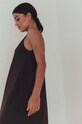 Бавовняна сукня MUUV. sukienka #SURFGIRL коричневий suk.surfgirl.black