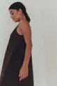коричневый Хлопковое платье MUUV. sukienka #SURFGIRL