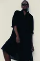 μαύρο Βαμβακερό φόρεμα MUUV. Γυναικεία