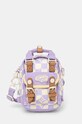 Doughnut borseta Macaroon Tiny Kaleido nu incape in A4 violet D226KD.000194