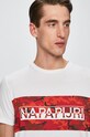 Napapijri - Pánske tričko biela N0YIHB002