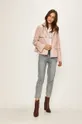 Trussardi Jeans - Rövid kabát rózsaszín