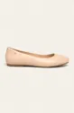 bézs Wojas - Bőr balerina cipő Női