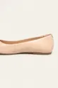 bézs Wojas - Bőr balerina cipő