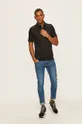 Calvin Klein - Pánske polo tričko čierna