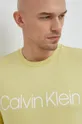 żółty Calvin Klein t-shirt bawełniany