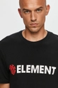 czarny Element - T-shirt