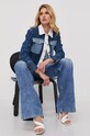 Silvian Heach Kurtka jeansowa granatowy PGP21649GB