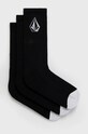 Volcom Skarpetki (3-pack) skarpetki długie czarny D6302004.BLACK