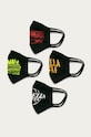 LaBellaMafia - Masca de protectie (4-pack) negru 22024