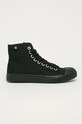 Altercore Trampki SALEM BLACK płaska czarny SALEM.BLACK.CANVAS