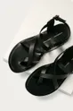 čierna Kožené sandále Liviana Conti