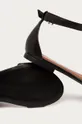 чорний Шкіряні сандалі Wojas