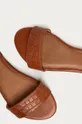 коричневый Кожаные сандалии Wojas