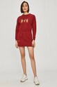 Waikiki Vibe - Rochie SUB burgundia ZS21