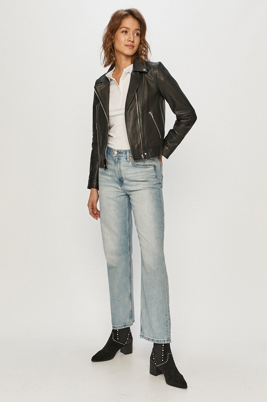 Cross Jeans - Tricou Polo alb