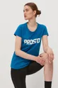niebieski Prosto T-shirt Damski