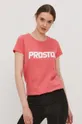 różowy Prosto T-shirt Damski