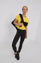 Хлопковая футболка RVCA жёлтый