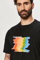 Local Heroes - T-shirt x Polaroid czarny LHPLT0010