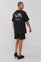 RVCA T-shirt bawełniany X Everlast czarny