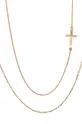 zlatá Ania Kruk - Strieborný pozlátený náhrdelník Believe Dámsky