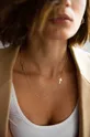 Ania Kruk - Srebrna ogrlica prevučena zlatom Believe zlatna