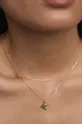 Ania Kruk - Strieborný pozlátený náhrdelník Believe zlatá