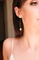Ania Kruk - Срібні сережки з позолотою Cosmo золотий