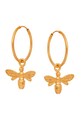 ANIA KRUK - Kolczyki ze srebra pokrytego złotem Hippie pozłacane złoty SAKKS0760Z