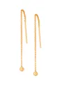 χρυσαφί Ania Kruk - Ασημένια επιχρυσωμένα σκουλαρίκια Oval Γυναικεία