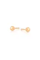χρυσαφί Ania Kruk - Ασημένια επιχρυσωμένα σκουλαρίκια Oval Γυναικεία