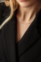 Akcesoria ANIA KRUK - Naszyjnik ze srebra pokrytego złotem Trendy SGCNS1660Z złoty