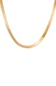 zlatna Ania Kruk - Srebrna ogrlica prevučena zlatom Vintage Ženski