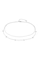 ANIA KRUK - Colier de argint Oval Gift Box argintiu SYZNS0200