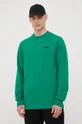 Βαμβακερή μπλούζα με μακριά μανίκια Prosto Mimin πράσινο